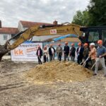 Spatenstich an der Mozartschule